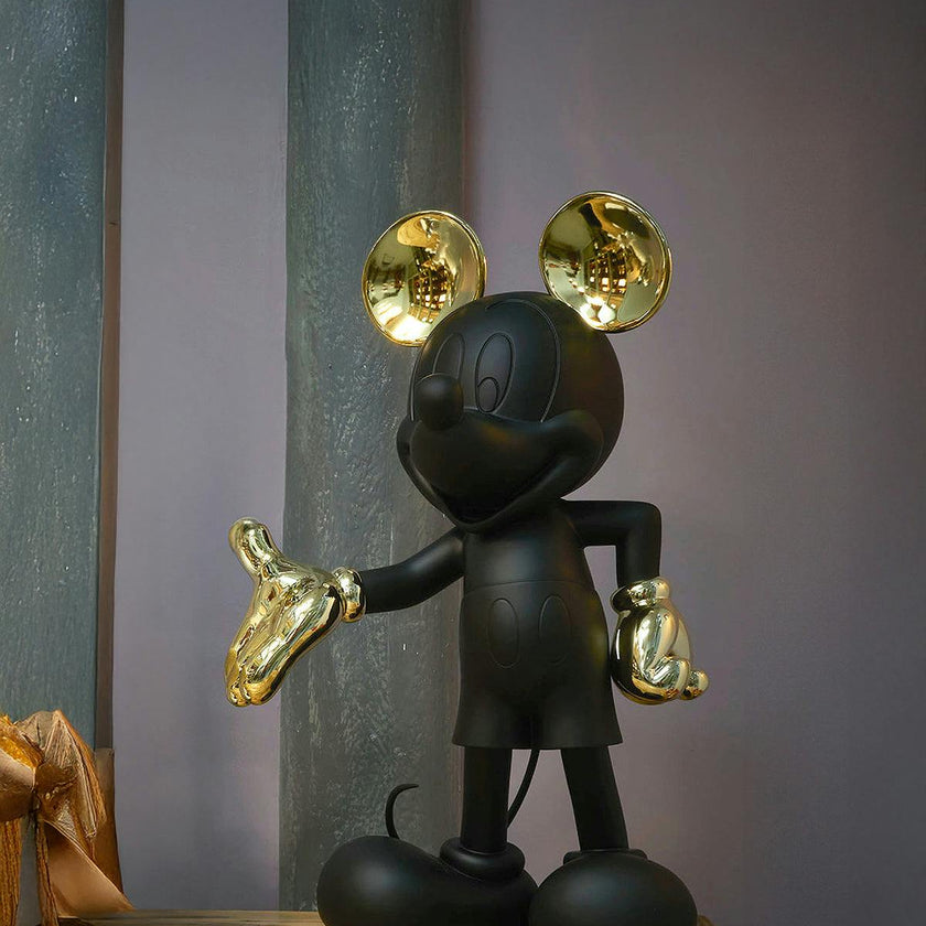 Mickey WELCOME Black & Gold 12in
