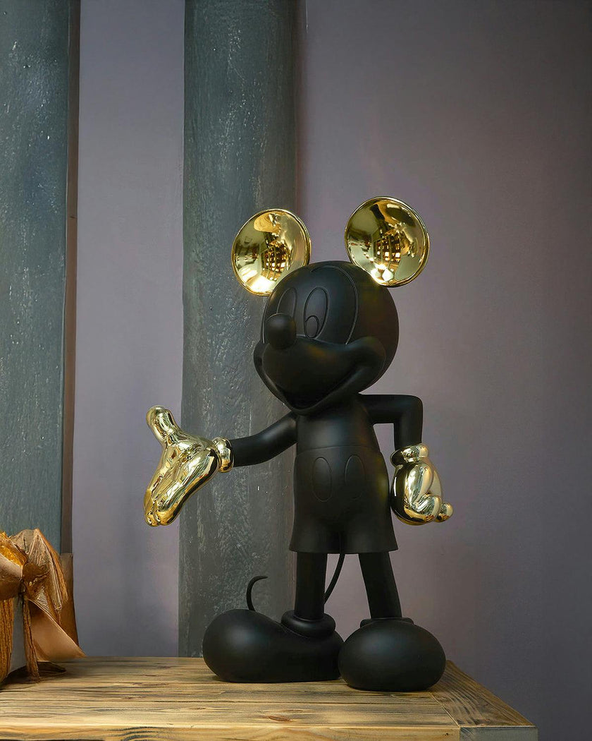 Mickey WELCOME Black & Gold 12in