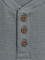 Crosby Waffle Knit Henley Romper