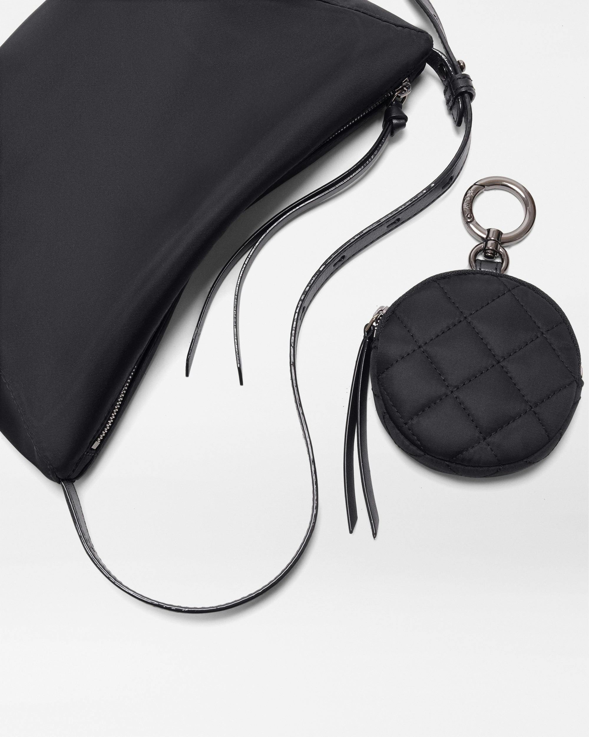 Black Small Waverly Hobo