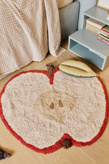 Washable Rug Apple