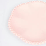 Pink Dot Edged Flower Compostable Side Plates