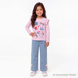 Toddler & Kids Graphic Tee & Pant Set | Dress Up Fun