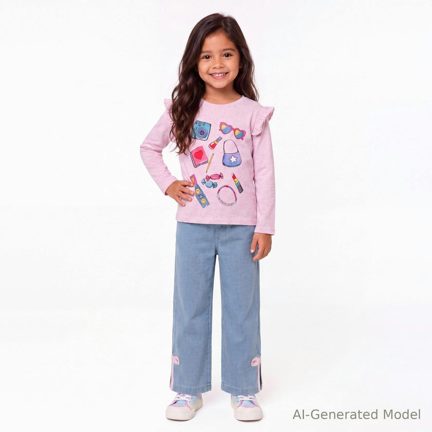 Toddler & Kids Graphic Tee & Pant Set | Dress Up Fun