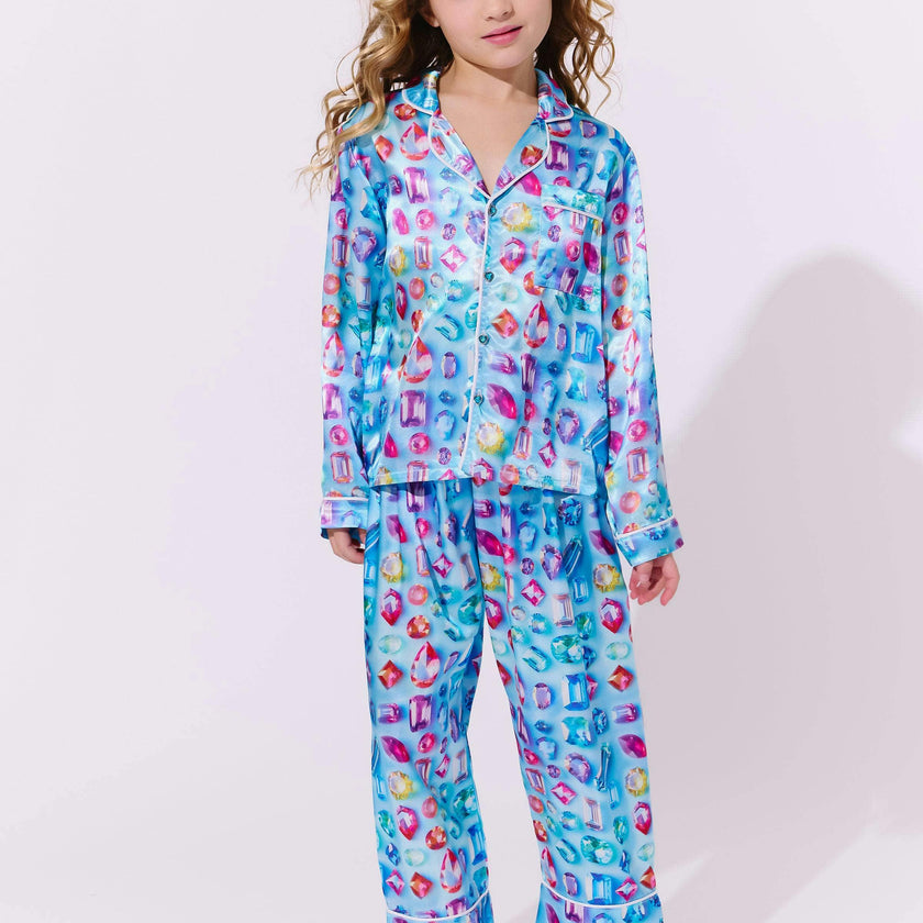 Bejeweled Silk Set