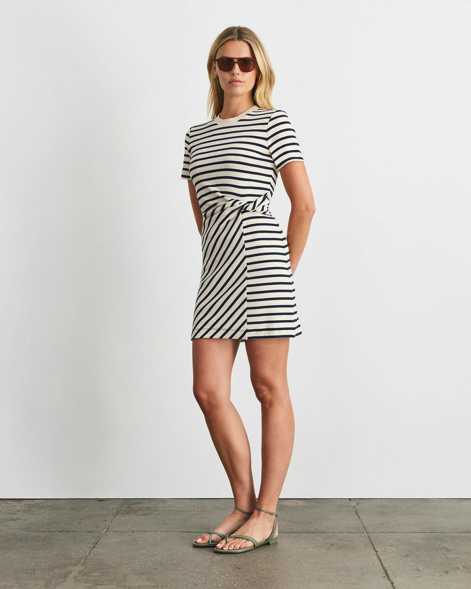 Short Striped Cody Dress