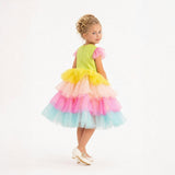 Neon Glow Pastel Princess Dress
