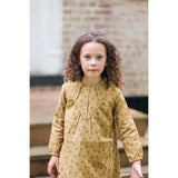 Winter Forest Long Sleeve Drop Shoulder Comfort Fit Dress