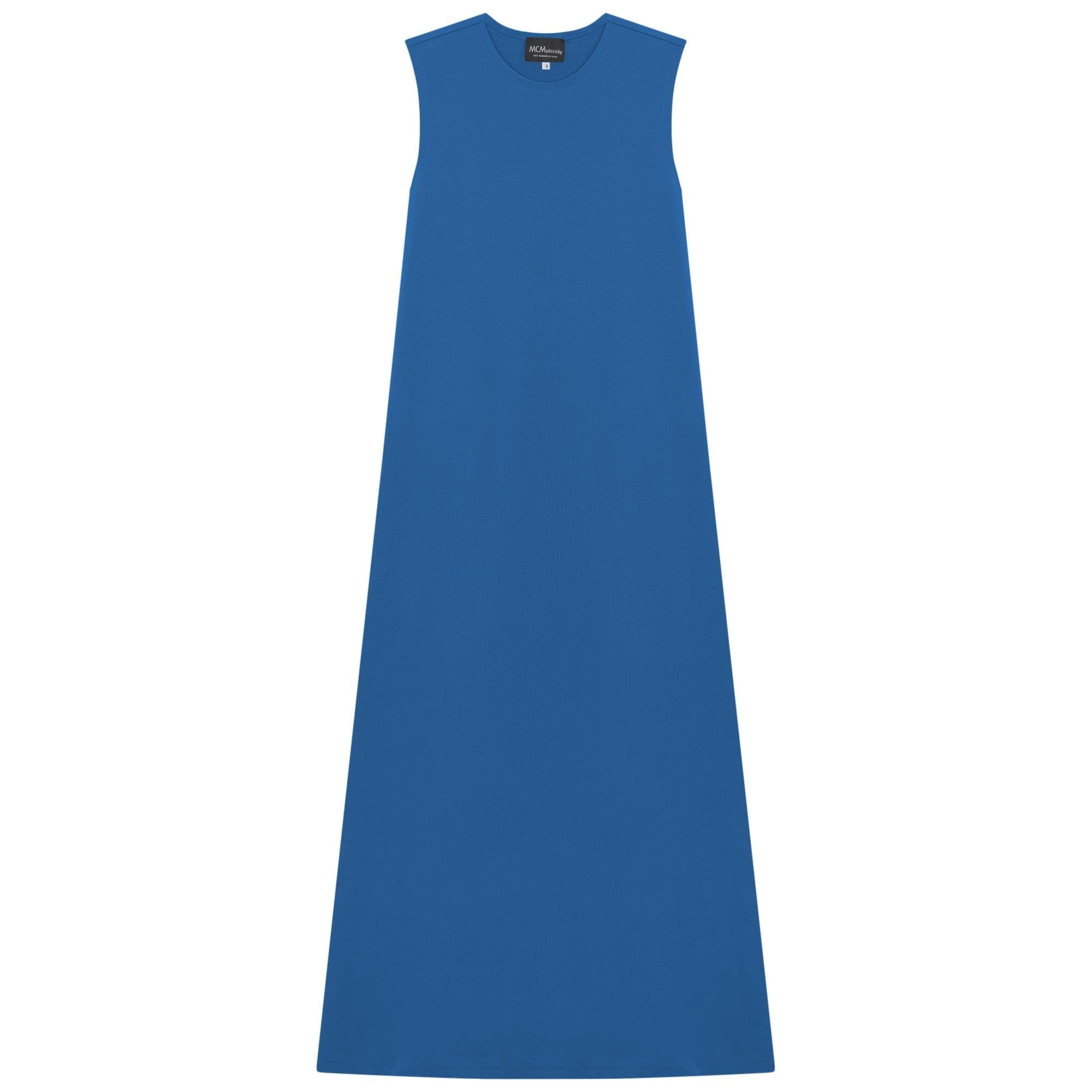 A Line Crew Neck Maxi Jumper Dress