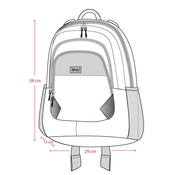 Little Boy Dinos Multi-Compartment Backpack