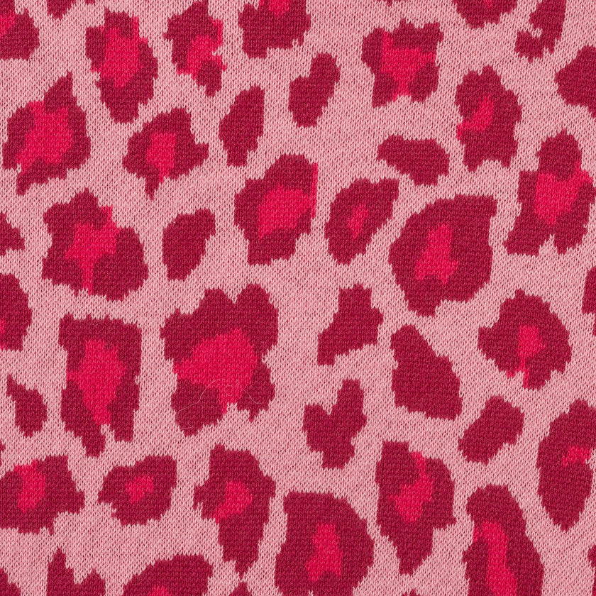 Two-Piece Sweater Set | Pink Leopard