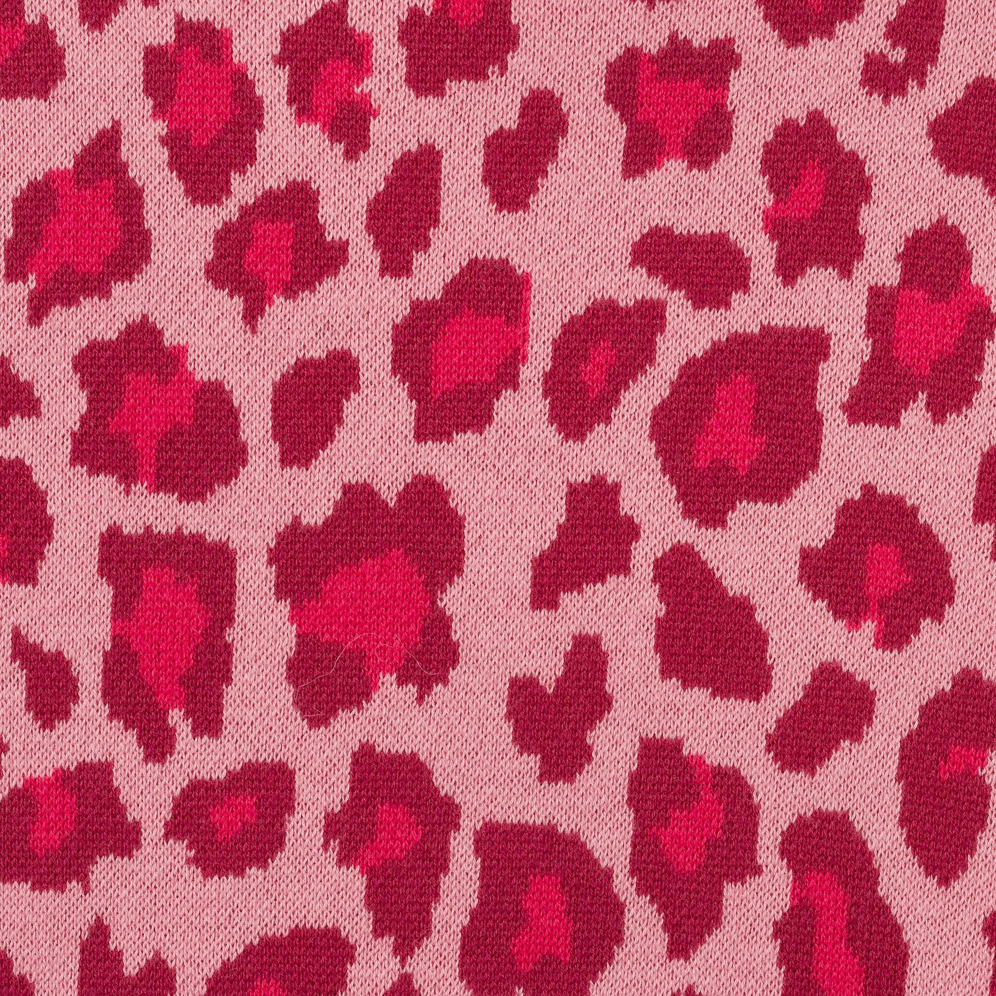 Two-Piece Sweater Set | Pink Leopard