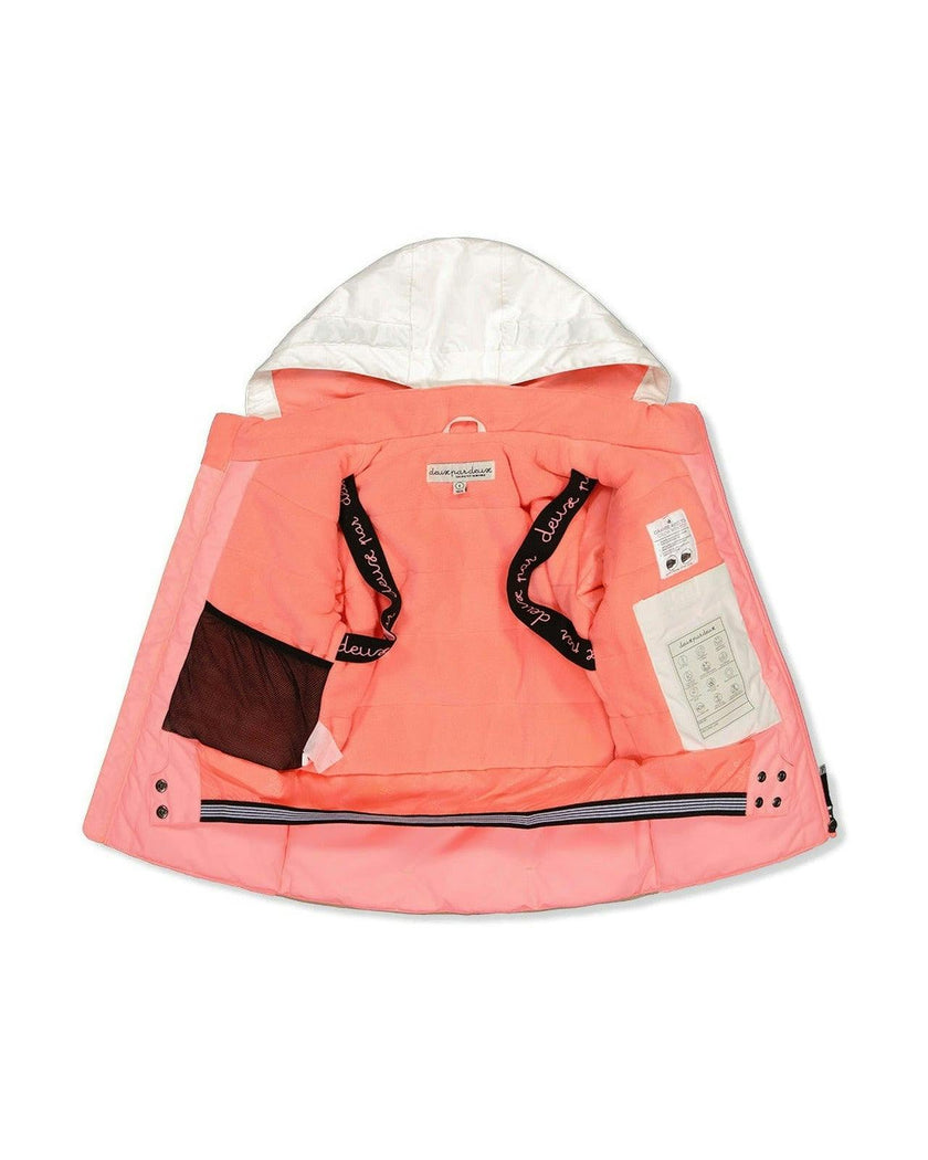 Two Piece Teknik Snowsuit Off-White And Pink