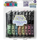 Alex: Crazy Cool Chalk - Refill 8 Pack - 8 Different Color Chalk Pks