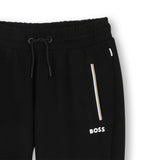 Black Trim Detail Tracksuit