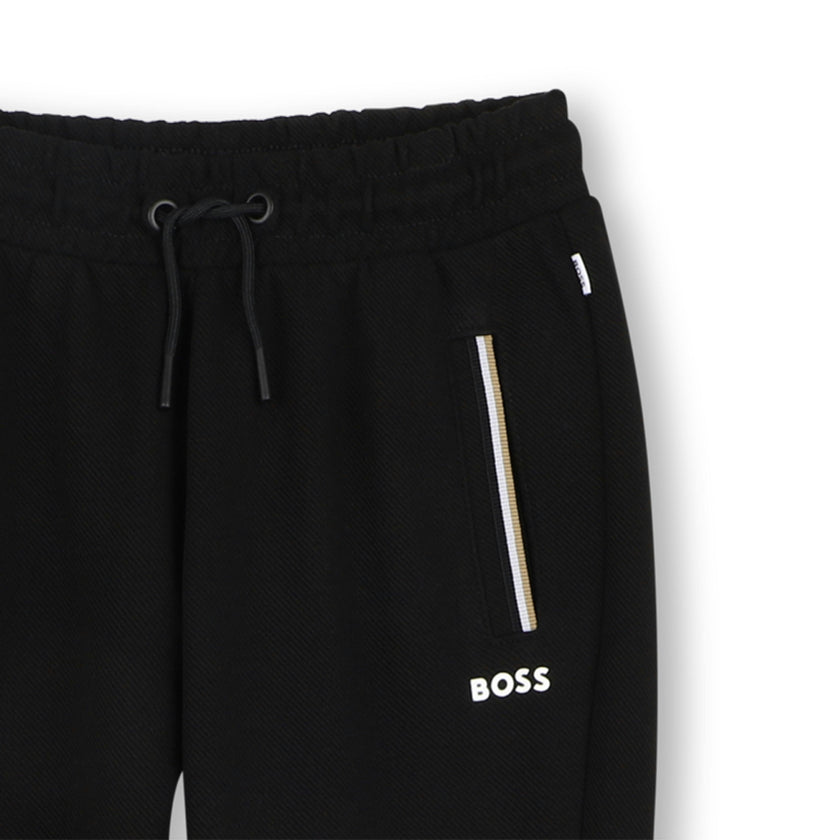 Black Trim Detail Tracksuit
