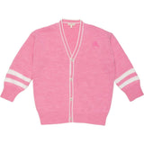 Wool Classroom Cardigan in Bubblegum Pink