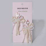 Pearl Bow Shoe Charm Set