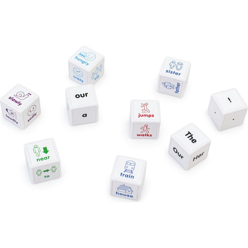 Sentences Cubes Educational Learning Set