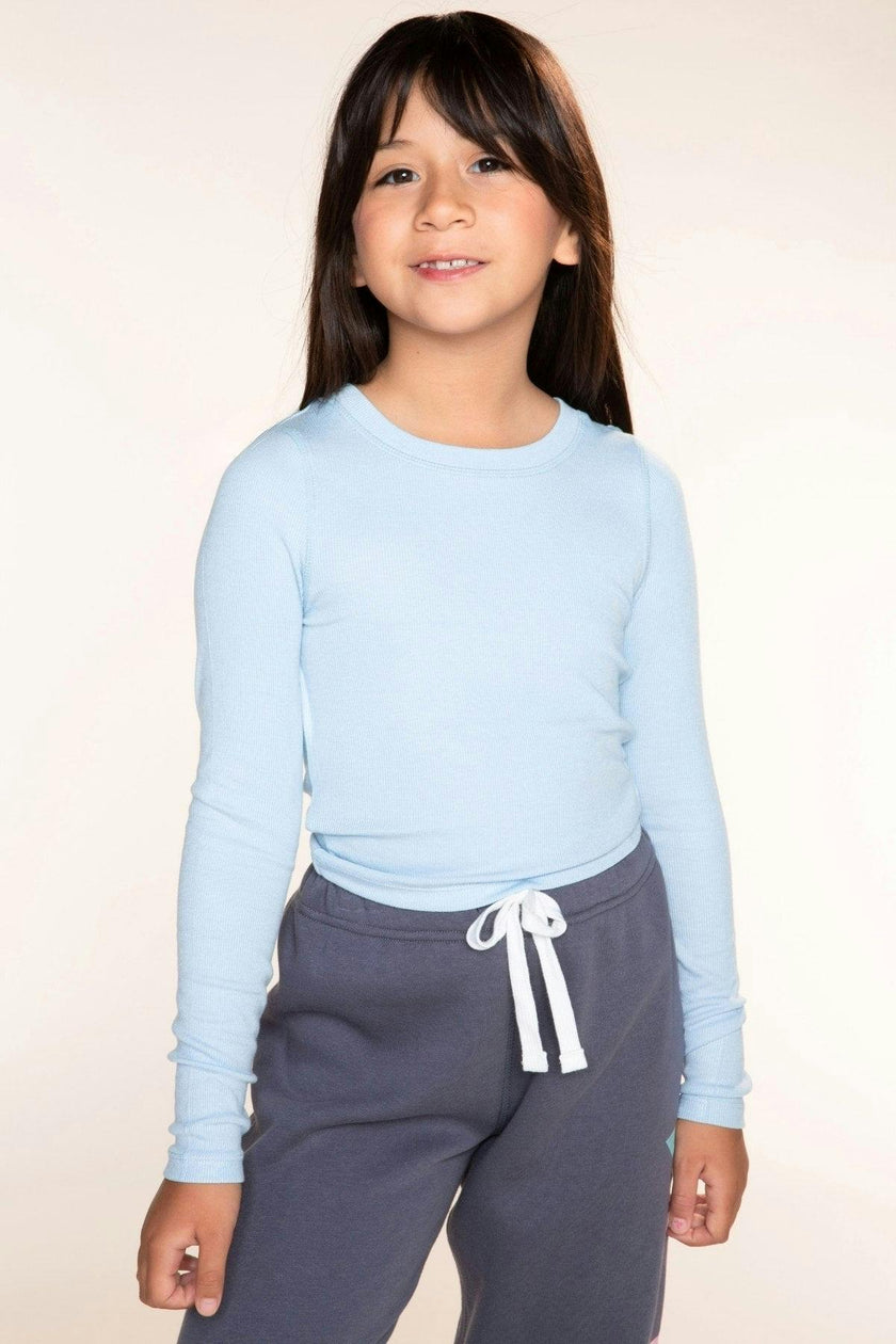 Ultra-Soft Ribbed Long Sleeve Fitted Tee
