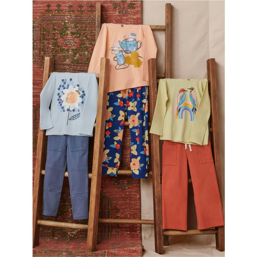 Pollinator Graphic Tee, Blue
