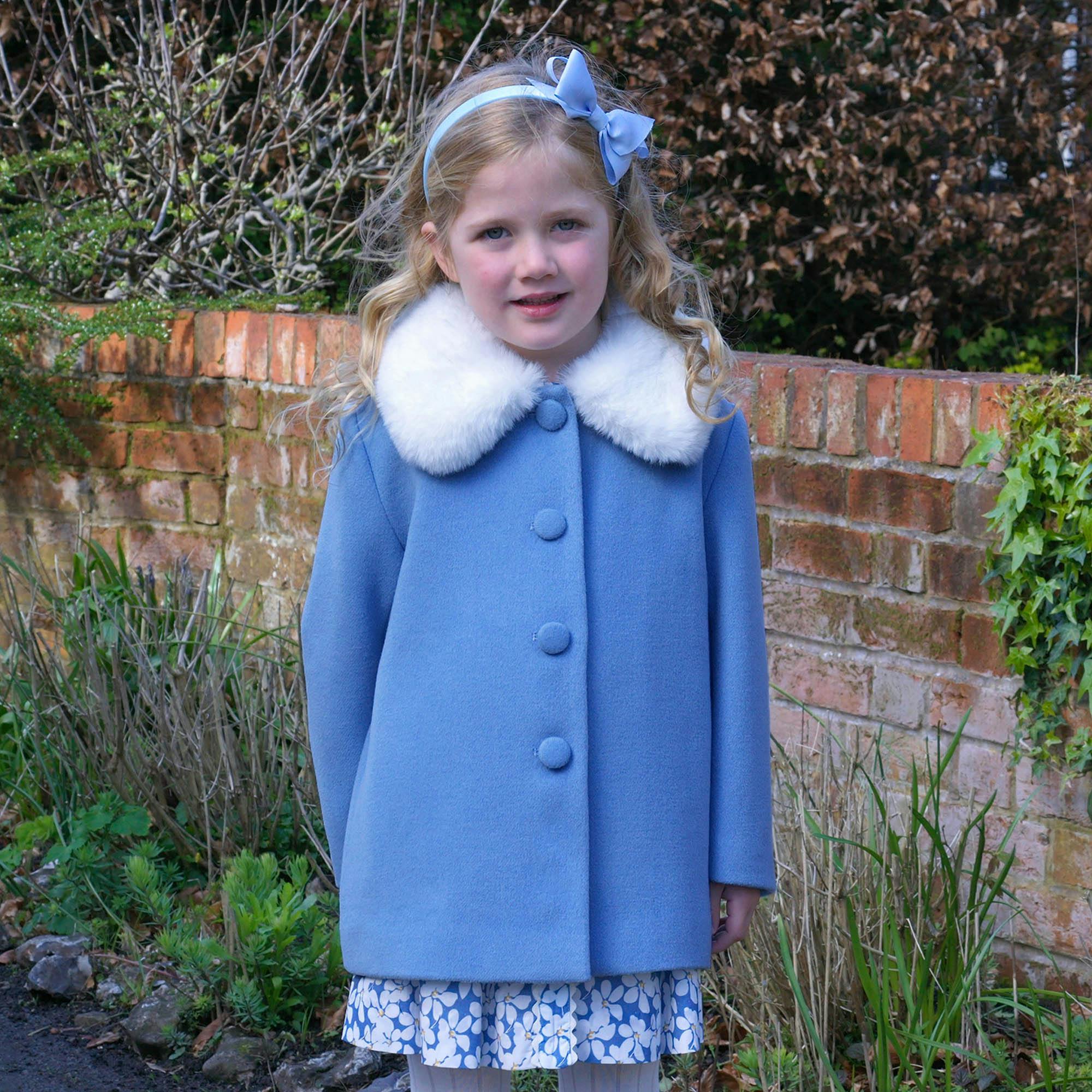 Faux Fur Collar Coat