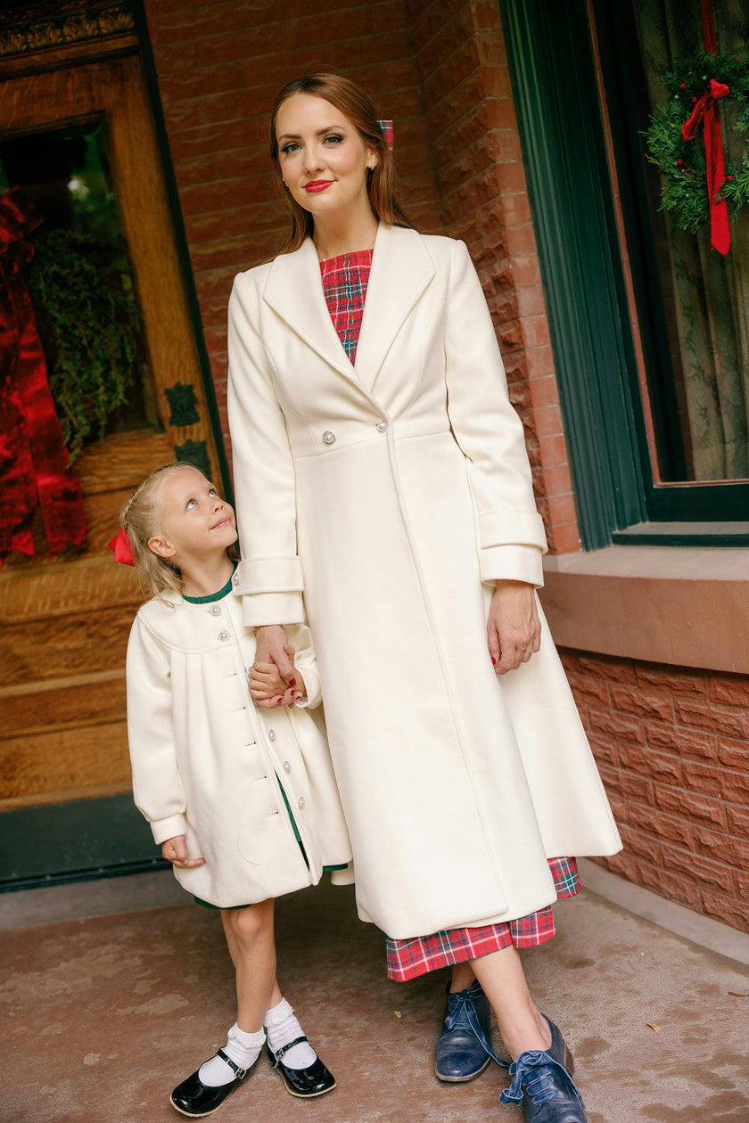 Mini Della Coat in Cream