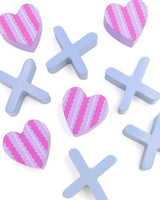 Packed Party Tic-Tac-Totally Fun Preepy Plaid Hearts Game Set