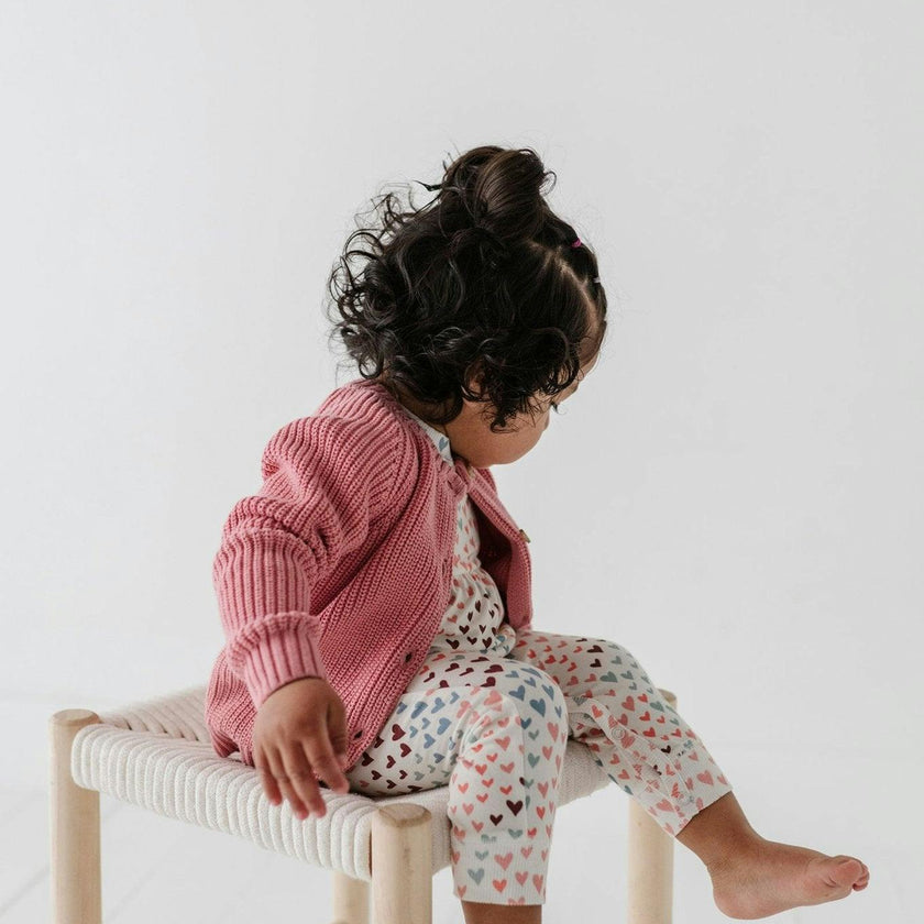 Girl's Knit Cardigan