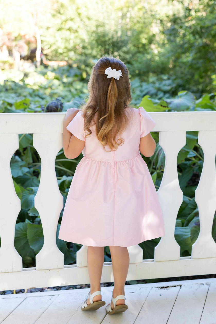 Dupioni Dress With Flower Vines