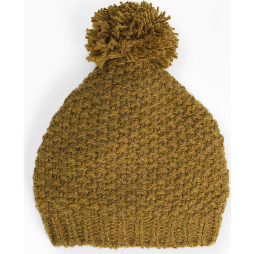 Knit Pom Pom Hat