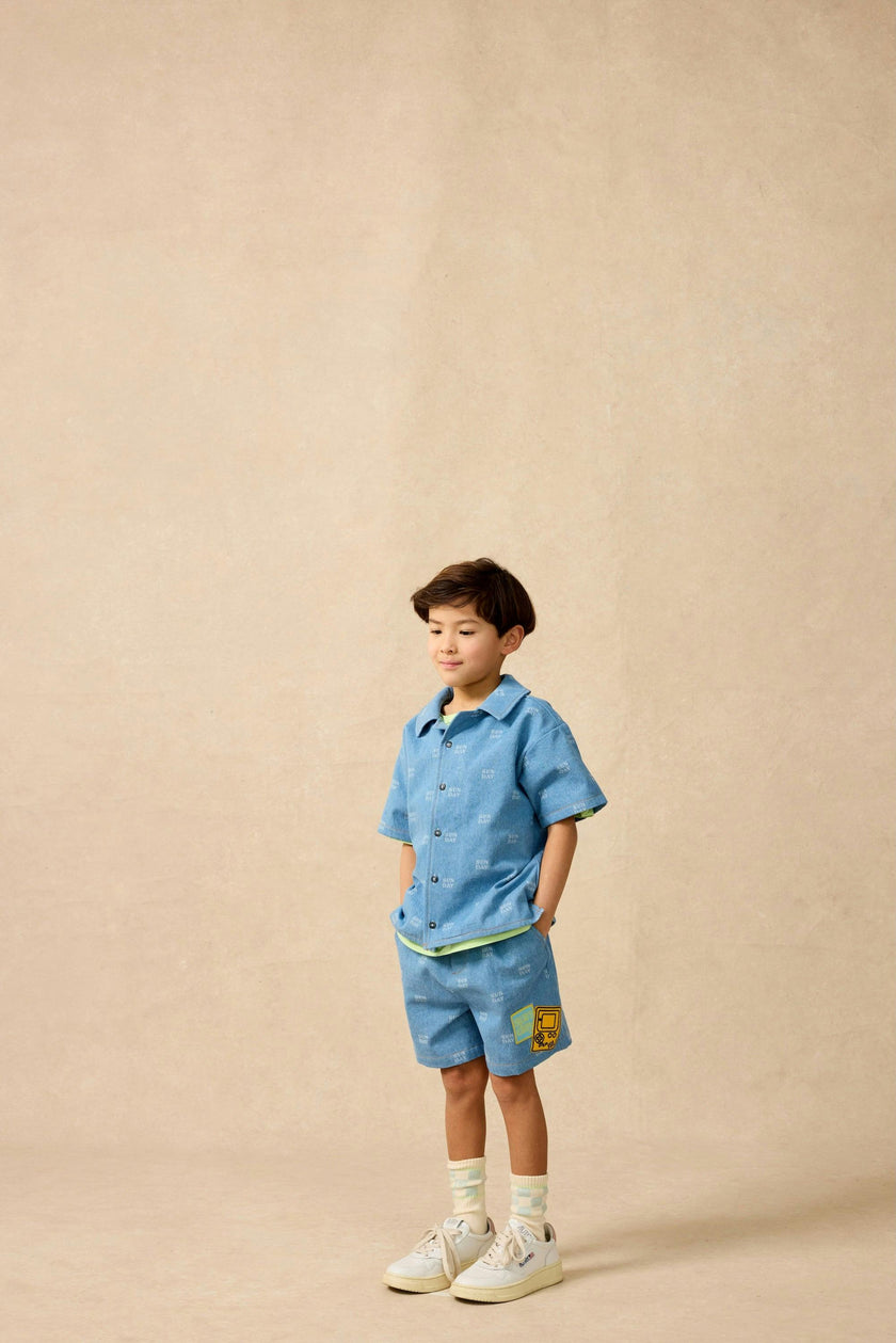 Bowling Shirt in Denim