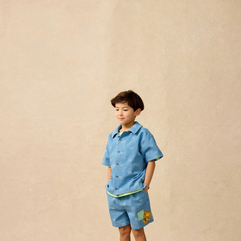 Downtown Shorts in Denim