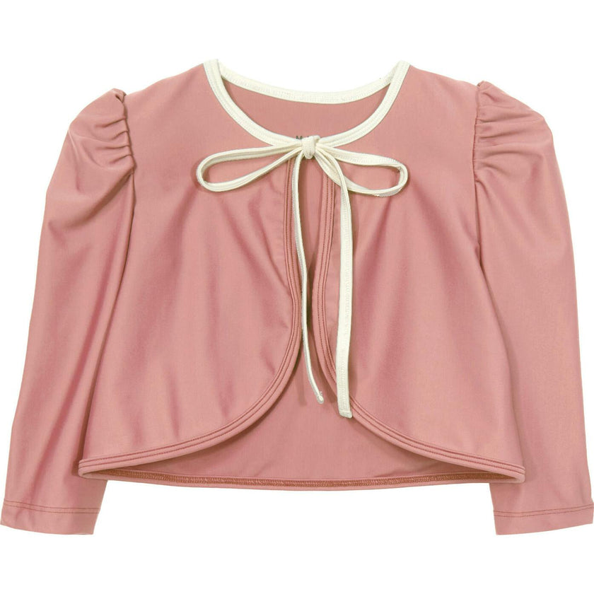 Mipounet SS26 Noélie, Swim Cardigan (ecru/terracota)