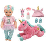 Little Darlings: 15" Hop On Baby Set -