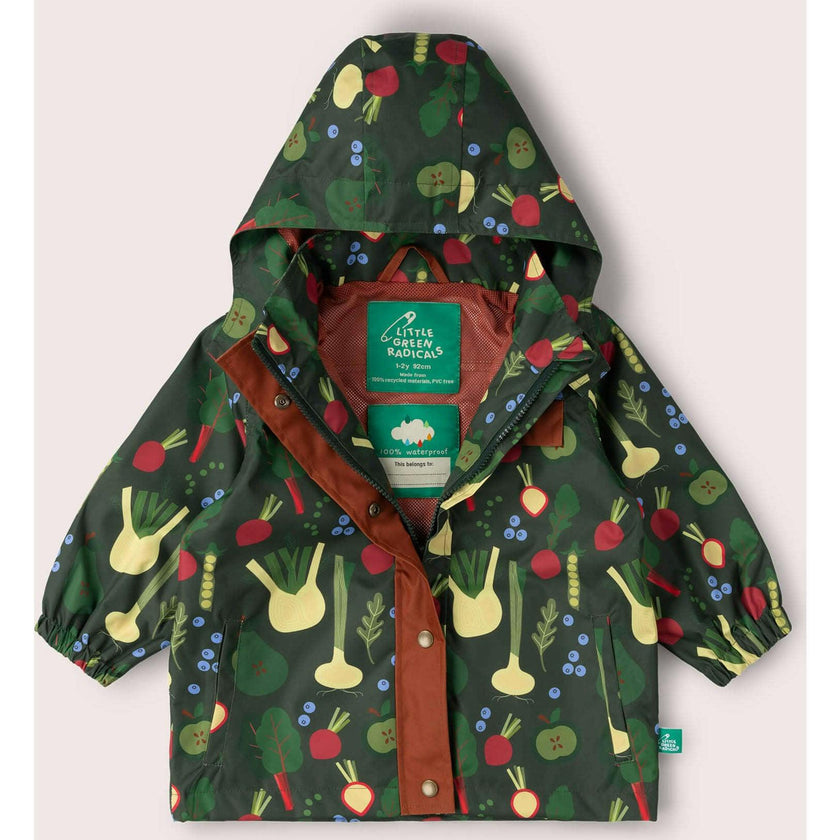 Feast Recycled Waterproof Raincoat, Multi