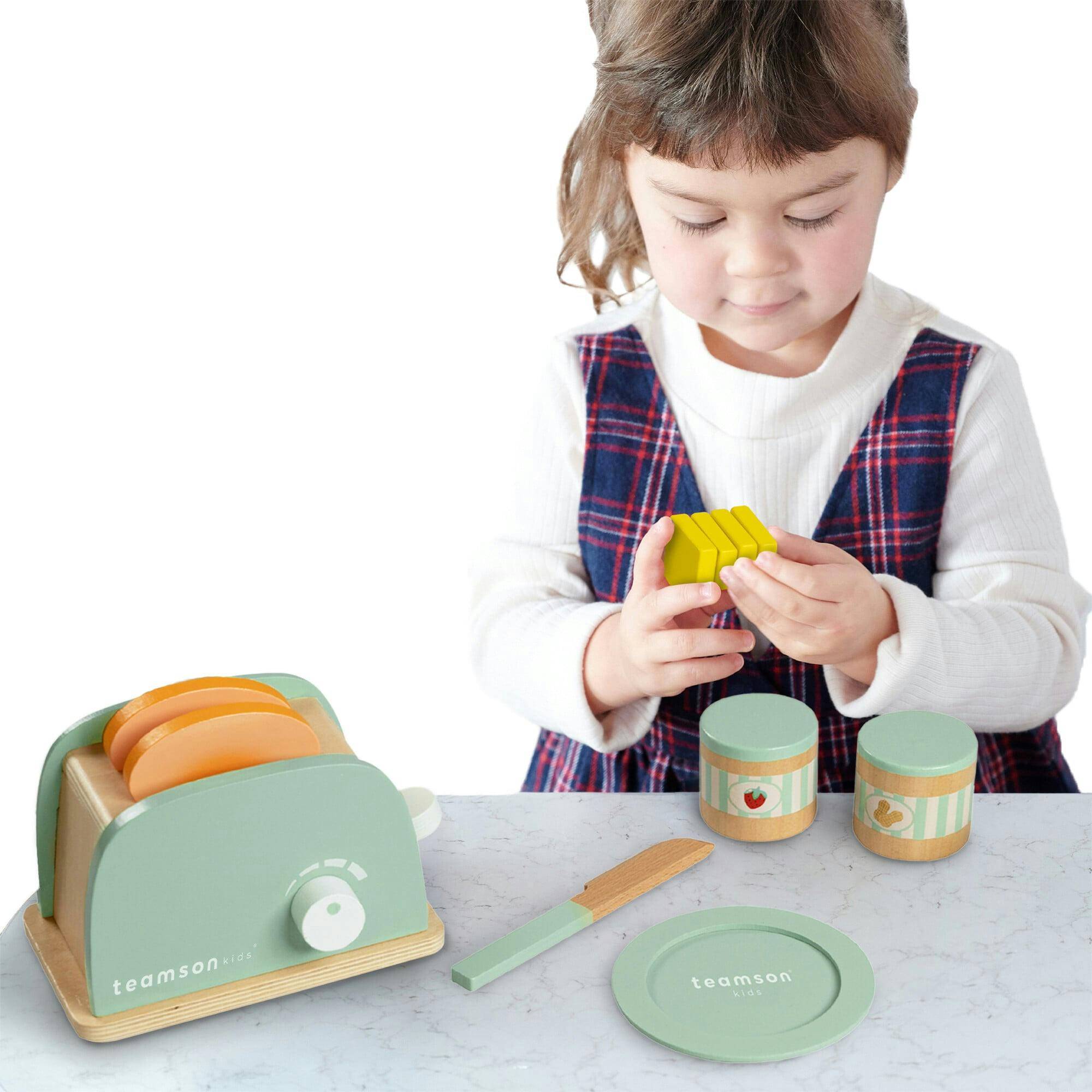 Little Chef Frankfurt Wooden Toaster Play Kitchen Accessories