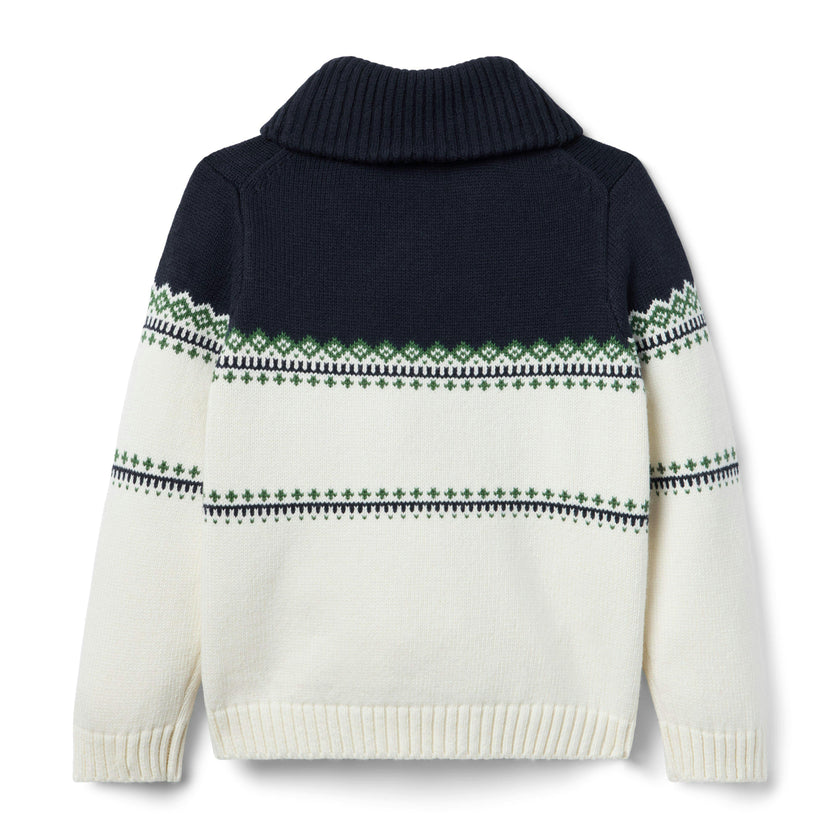 The Pumpkin Fair Isle Sweater, multicolor