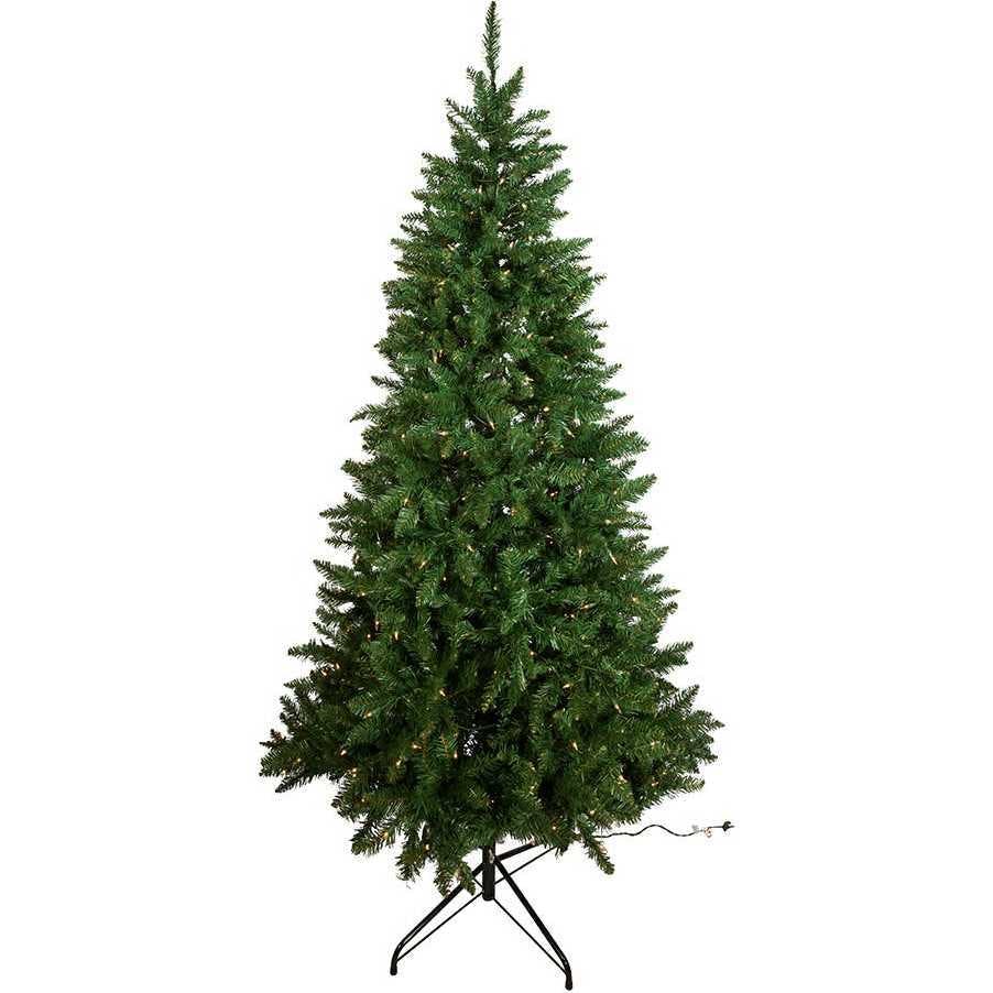 7-Foot Pre-Lit Pine Tree with Clear Lights