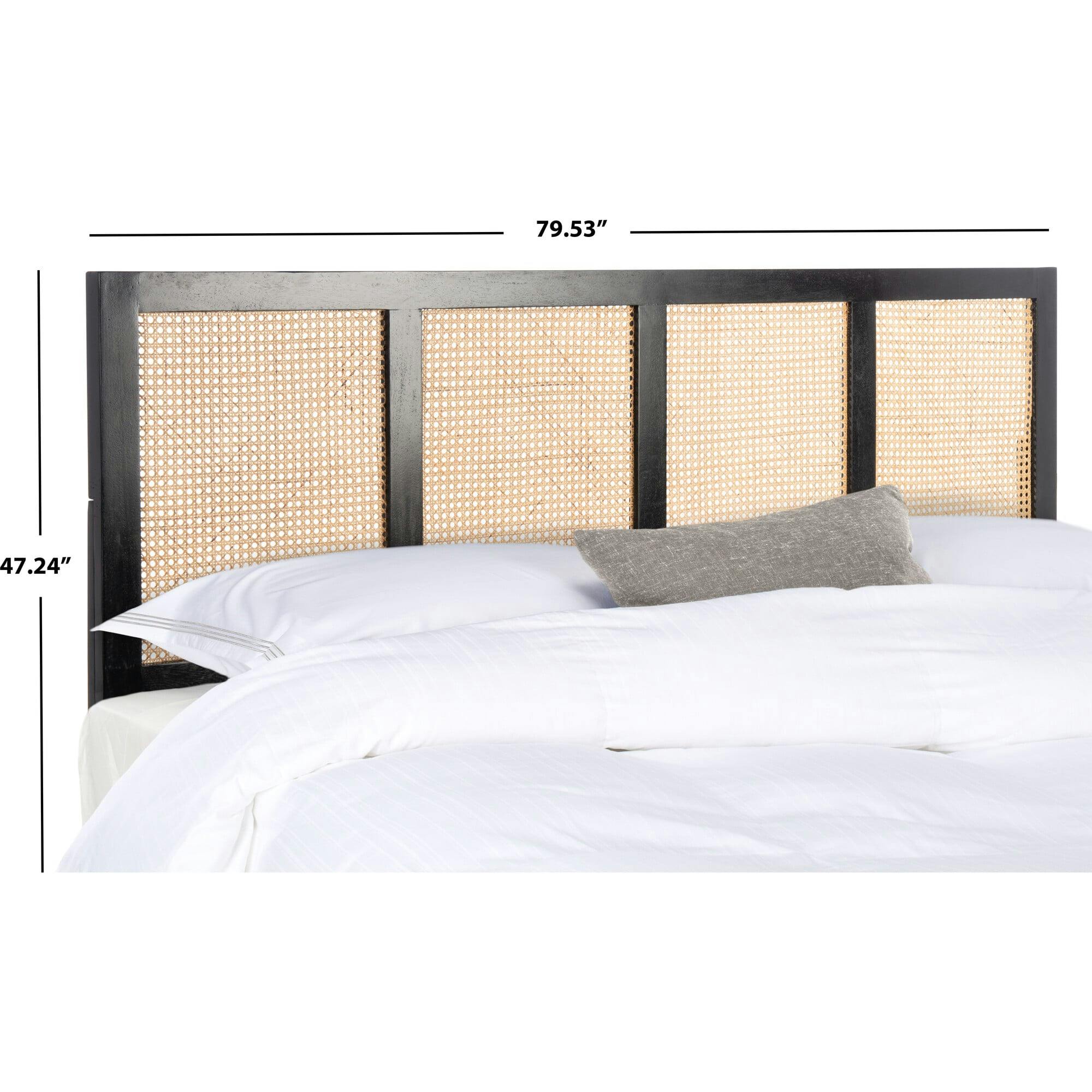 Vienna Cane Headboard, Black