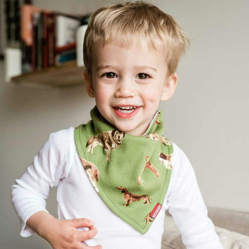 Organic Cotton Three-Layer Kerchief Bib