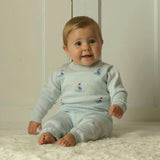 Pima Crochet Sailboat Knit Set