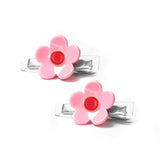 Sweet Flower Pink Hair Clips -SPR