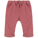 TARTINE ET CHOCOLAT Ruffle Baby Pants - Deep Rose