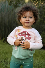 Toadstool Tee & Legging Set Sweet Pea