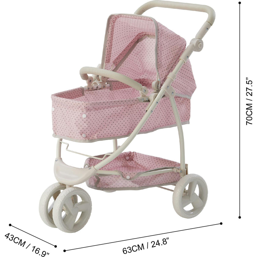 Olivia's Little World Doll 2-in-1 Convertible Stroller