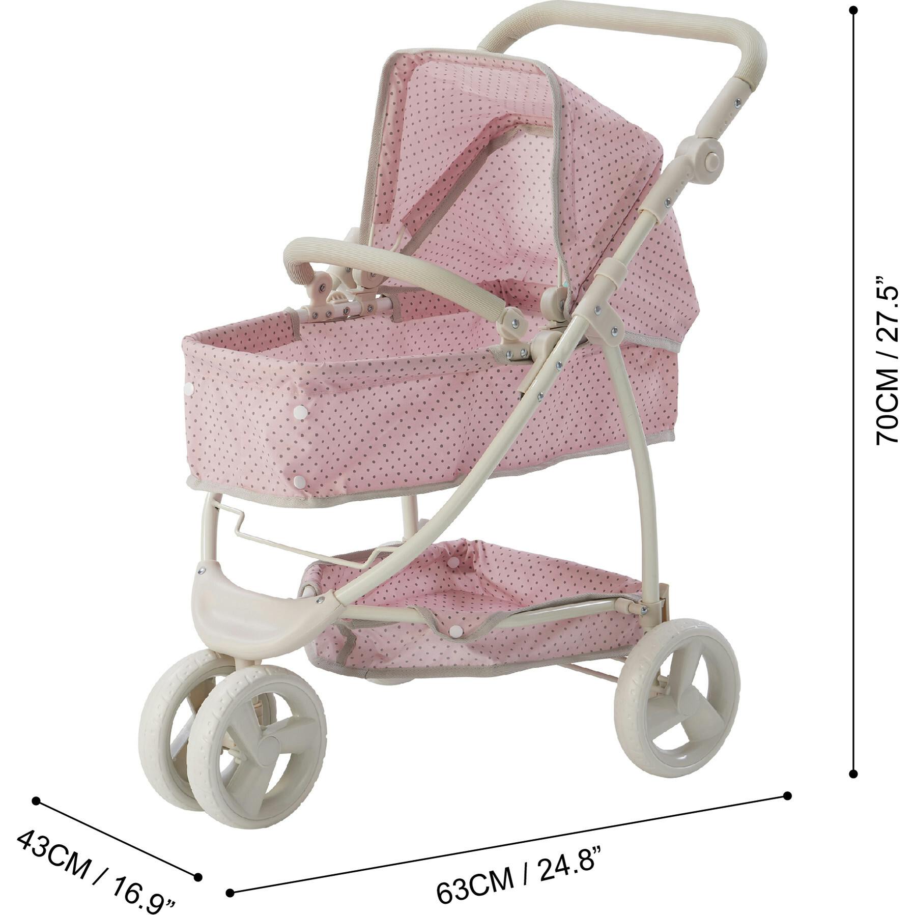 Olivia's Little World Doll 2-in-1 Convertible Stroller