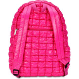 Hot Pink Shiny Puffer Backpack