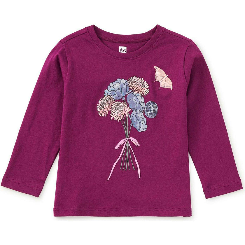 Bouquet Graphic Tee, Purple