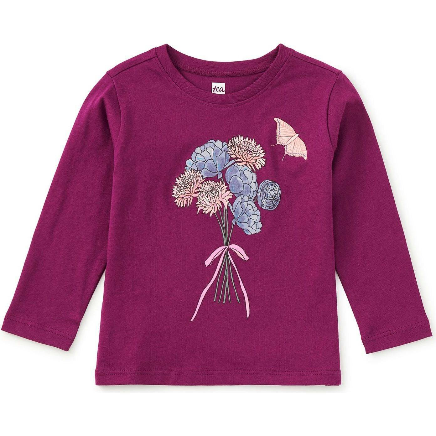 Bouquet Graphic Tee, Purple